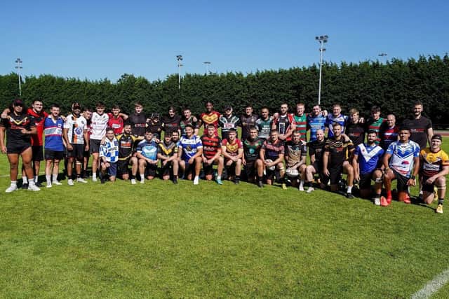 The Warriors players all sported the jerseys of their amateur clubs during training early this week as a huge 'thanks'