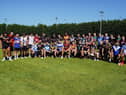 The Warriors players all sported the jerseys of their amateur clubs during training early this week as a huge 'thanks'