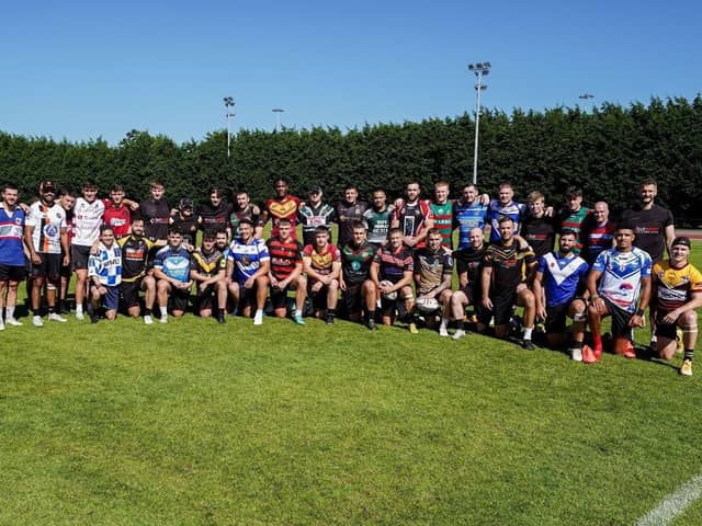 The Warriors players all sported the jerseys of their amateur clubs during training early this week as a huge 'thanks'