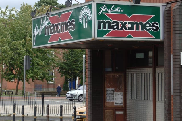 Exterior of Maximes Nightclub, Wigan.