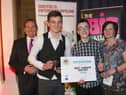 Harvey Morton (second from right) wins again at the 2013 Big Challenge awards