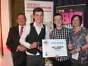 Harvey Morton (second from right) wins again at the 2013 Big Challenge awards