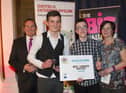 Harvey Morton (second from right) wins again at the 2013 Big Challenge awards