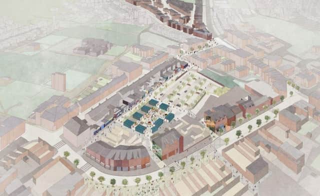 An artist's impression of Ashton’s unsuccessful Levelling Up plan