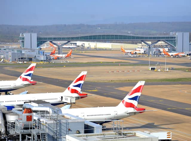 Gatwick Airport. 
Pic S Robards SR2203283