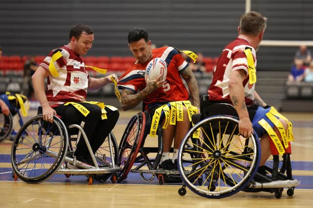 Wigan Warriors Wheelchair took on London Roosters on two occasions throughout June