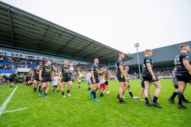 Two Wigan Warriors youngsters made their debuts for York in the Challenge Cup quarter-final tie against Leigh Leopards