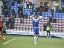 Ashley Fletcher can't believe it as his 'goal' is chalked off for offside