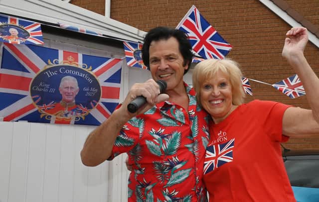 Lance and Debra Crooks get ready for their street party on Andover Cresent, Winstanley