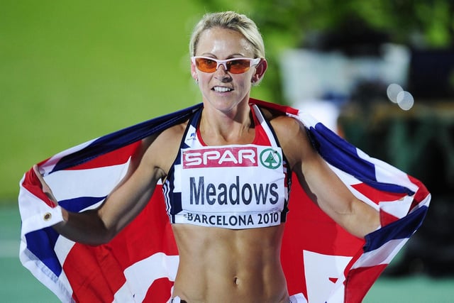 Jenny Meadows is a now retired international athlete who garnered many medals during a 15-year career on the track. As a junior she was a 400m specialist but moved up to 800m where one of her finest hours was winning gold at the European Indoor Championships in Paris in 2011. Since hanging up her own running shoes she helps to train another local middle-distance star,  Keely Hodgkinson.