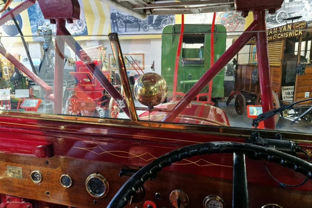 Sit on board a classic old fire engine and pretend you're a hero of yesteryear