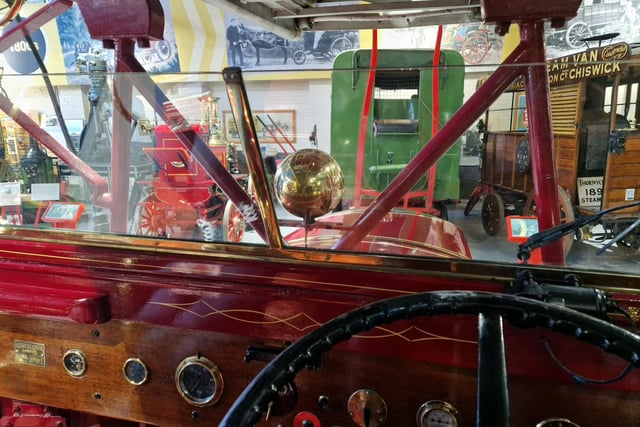 Sit on board a classic old fire engine and pretend you're a hero of yesteryear