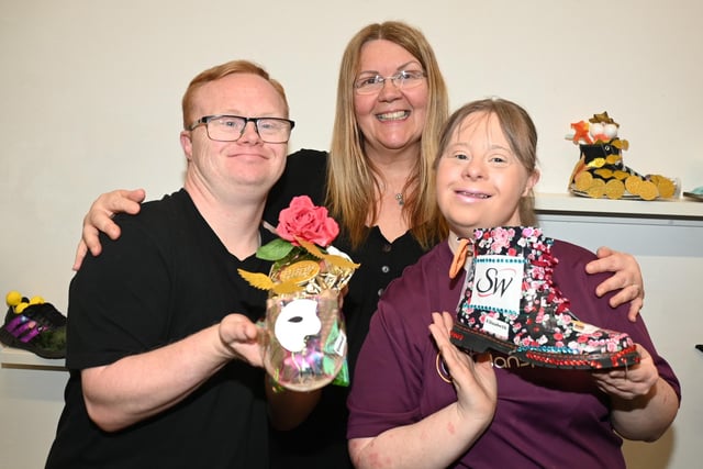 from left, Russell Ottiwell, Sue Seager and Elizabeth Hawkes.