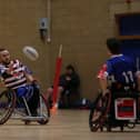 Wigan Warriors Wheelchair overcame Halifax in a top of the table clash (Credit: John Baldwin)
