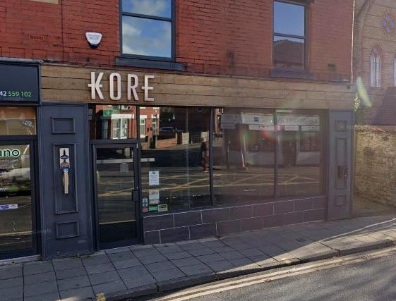 Kore on Market Street, Hindley, has a 4.6 out of 5 rating from 148 Google reviews