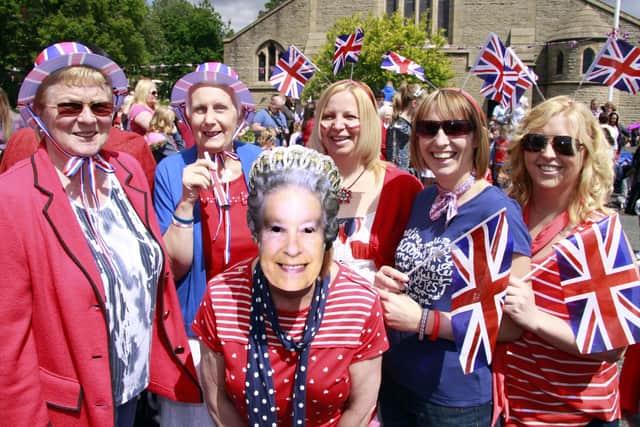 St Michael & All Angels Jubilee Street party at Earl Street Wigan 10 years ago for the Queen's golden jubilee