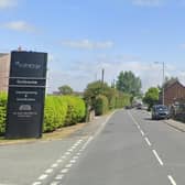 A general view of Ashton Road in Golborne where the violent house raid took place
