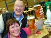 The founders and former owners of Prospect Brewery, Patsy and John Slevin who sold their business in 2019