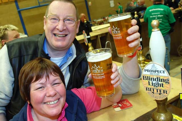 The founders and former owners of Prospect Brewery, Patsy and John Slevin who sold their business in 2019