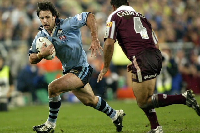 Phil Bailey made his three State of Origin appearances for New South Wales in 2003, after being selected during his time with Cronulla.