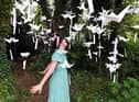Local artist Louise Fazackerley (pictured) sees the Paper Birds project take flight