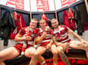 Dan Sarginson (left) has quit rugby league