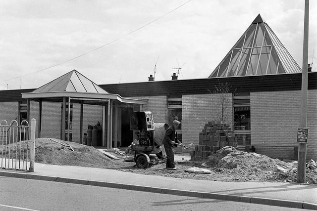 Retro 1970 Shevington's new library has the finishing touches before its official opening
