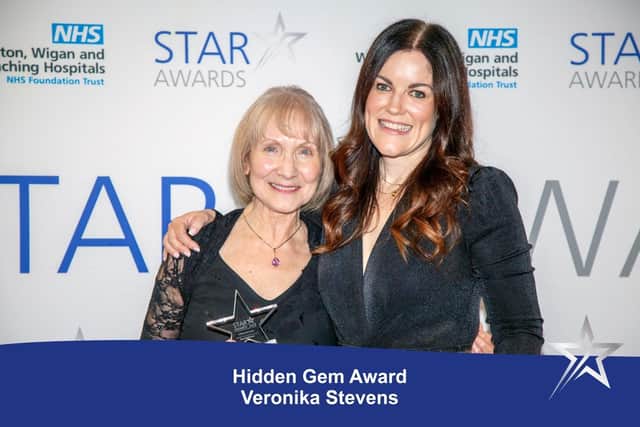 Veronika Stevens won the Hidden Gem Award at the STAR Awards, pictured with Anne-Marie Miller, WWL's director of communications and stakeholder engagement