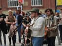 The Lathums play an impromptu gig in Wigan town centre