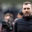 Luton Town's manager Nathan Jones
