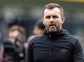 Luton Town's manager Nathan Jones