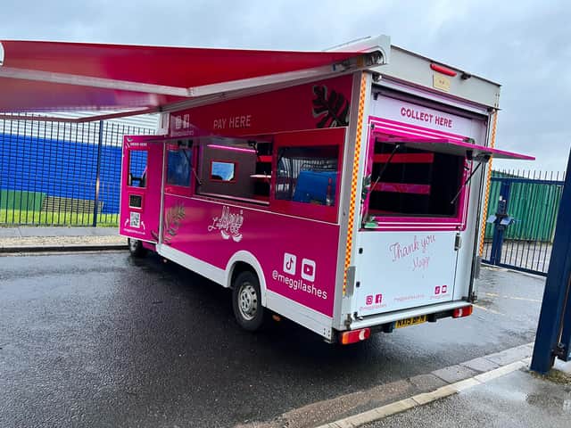 The van that will be in Wigan this weekend