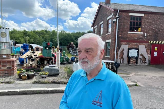 Lancashire Mining Museum chairman Peter Rowlinson