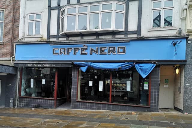 Caffe Nero on Standishgate was given 1 star