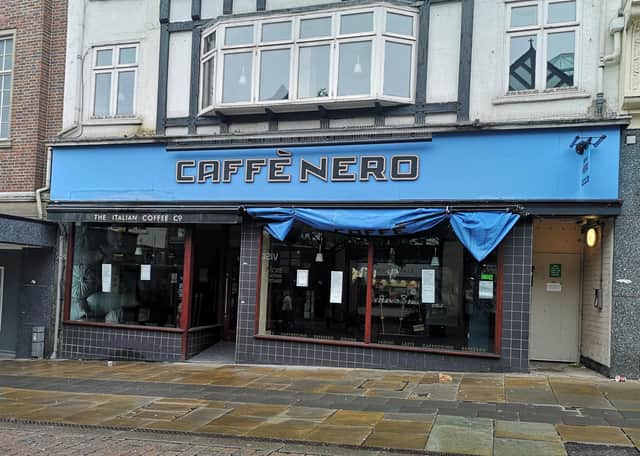 Caffe Nero on Standishgate was given 1 star