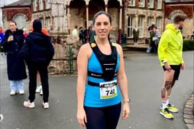 Miss Amy Green has run three half marathons in three months.