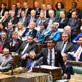 Rishi Sunak speaking during Prime Minister's Questions