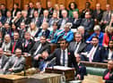 Rishi Sunak speaking during Prime Minister's Questions