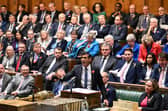 Rishi Sunak speaking during Prime Minister's Questions