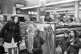 Inside Wigan's Woolworths store in August 1974.