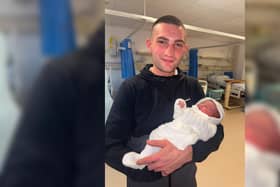 Kieran McManus with daughter Truly