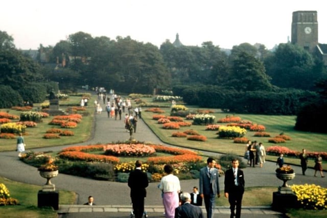 Mesnes Park, Wigan, in 1960s