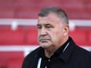 Shaun Wane was emotional following England's Rugby League World Cup exit (Photo by Matthew Lewis/Getty Images for RLWC)