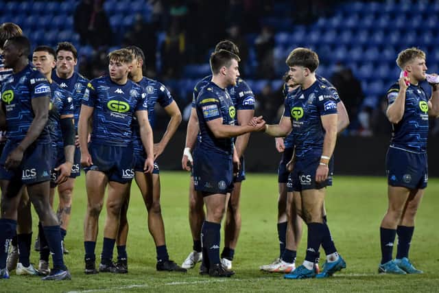 Wigan Warriors played Oldham and Leeds Rhinos respectively in pre-season