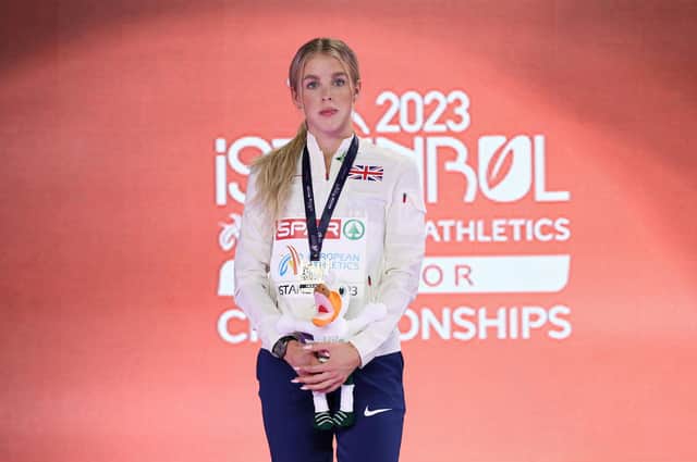Keely Hodgkinson (Photo by Alex Livesey/Getty Images for European Athletics)