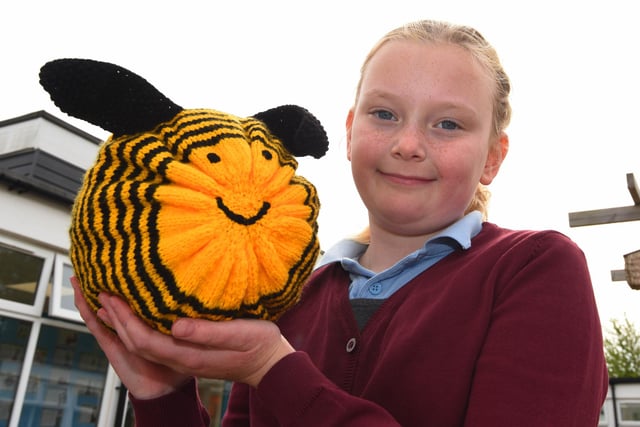 Bee-themed arts and crafts were sold on World Bee Day, raising funds for a local charity.