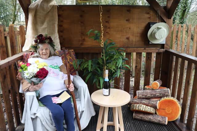 Margaret was crowned Queen of the Care Home