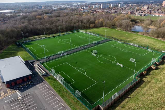 The smart new pitches at Ince Football Hub