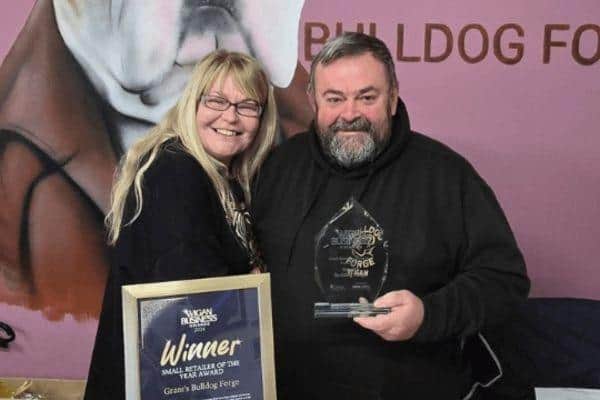 Wigan Business Awards Winner of Wigans Small Retailer of the Year, Grants Bulldog Forge