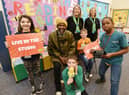 Lemn Sissay is interviewed by children from Media Cubs